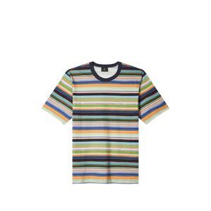 Ps Paul Smith Men Striped Cotton T-Shirt